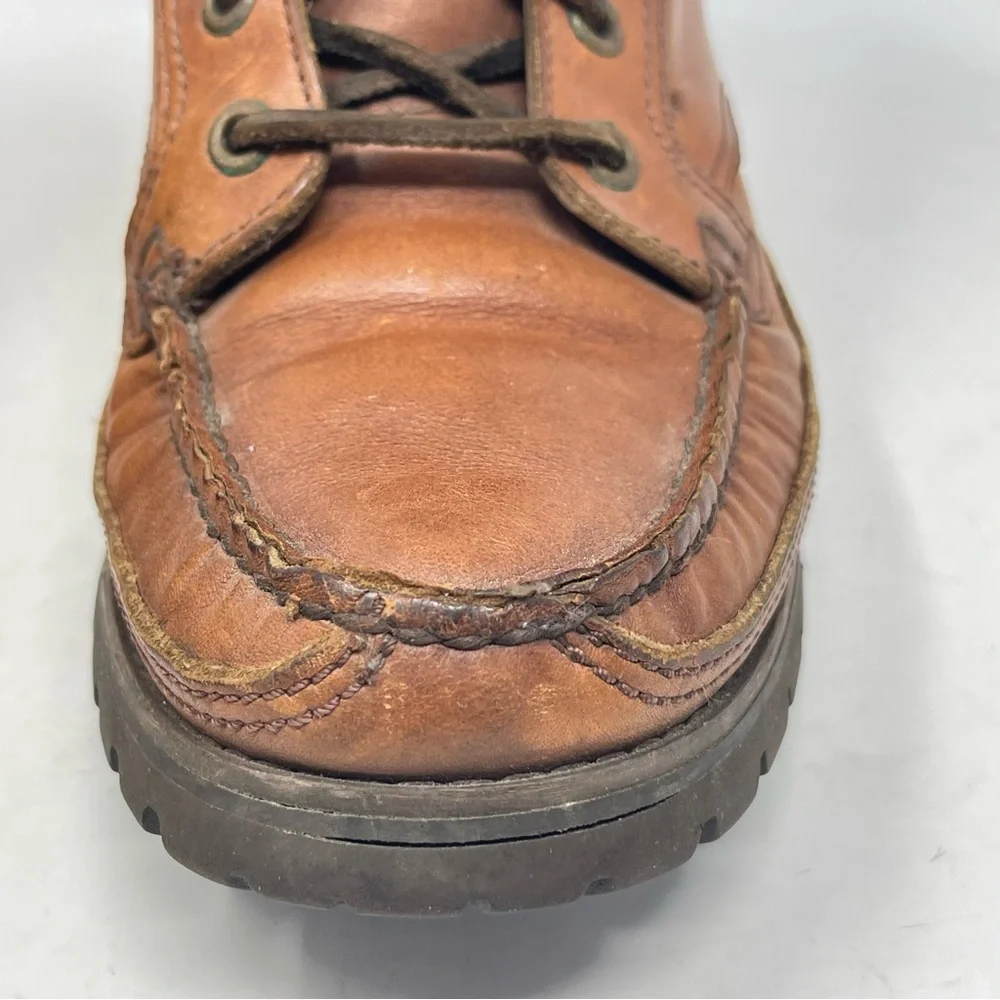 Rocky 3358 Gore-Tex Boots Mens 8 M Brown Leather Hiking Chukka Ankle Vibram